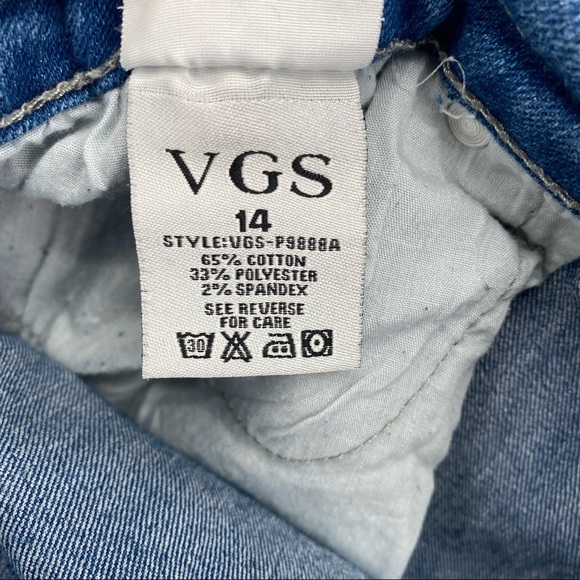 VGS Jeans Distressed Raw Hems Skinny Jean - Picture 14 of 16